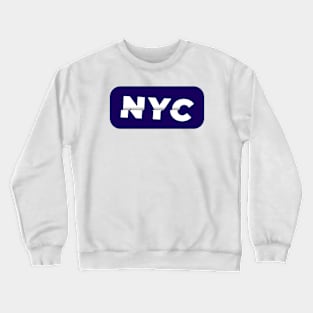 NYC text Crewneck Sweatshirt